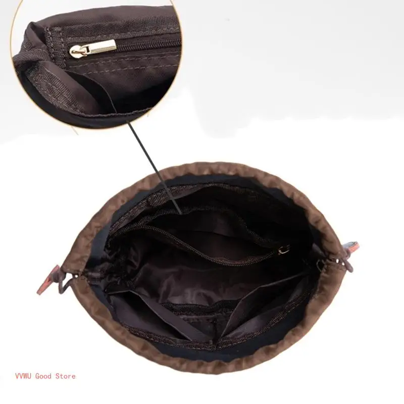 fourre tout organisateur avec cordon serrage, seau conçu, intérieur en nylon