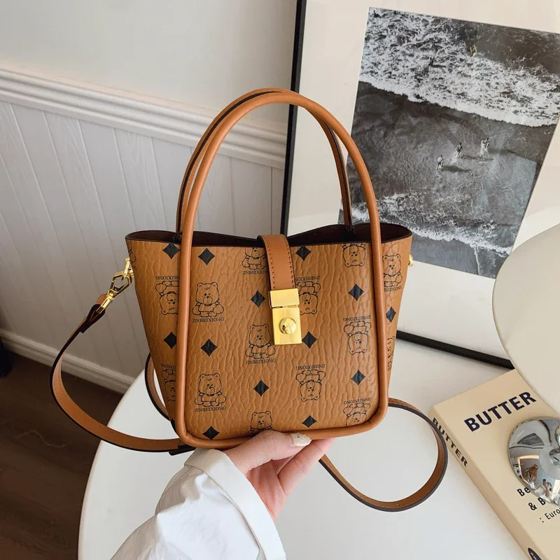 Sac à bandoulière en cuir classique pour femmes, sac à main de styliste, fourre-tout élégant, messager de luxe élégant