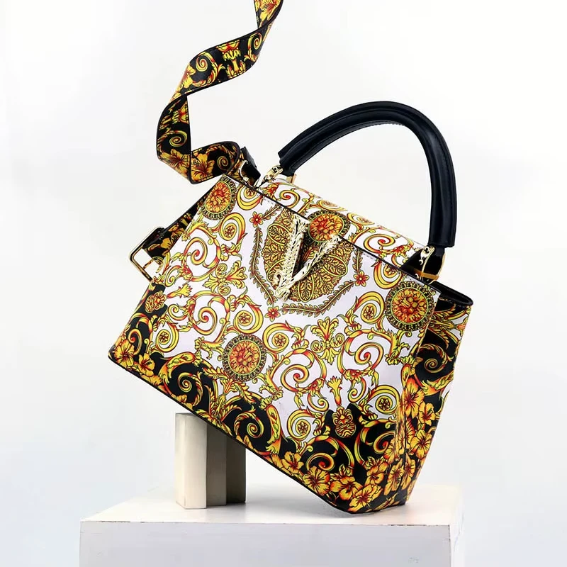 femmes sacs en cuir sac à main sacs à main fille sacs à bandoulière bandoulière sac de messager femme fourre-tout v style art classique imprimé 2025