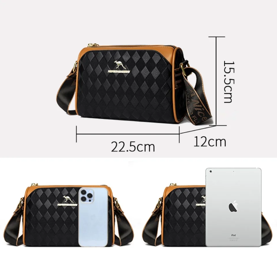 sacs à main de luxe femmes sacs sacs à bandoulière design pour femmes mère doux en cuir pu sacs à bandoulière sac à main pochette 3 couches sac