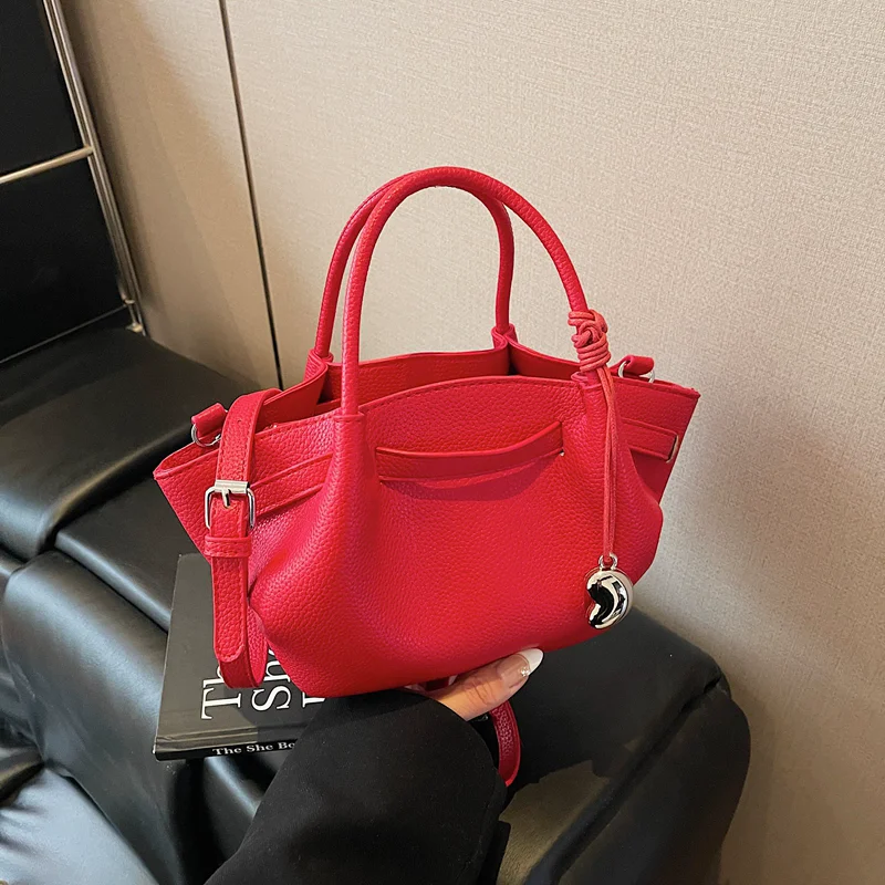 petits sacs seau d'été tendance pour femmes, sac à bandoulière simple en cuir pu, sacs à main et bourses délicats, nouvelle collection 2025