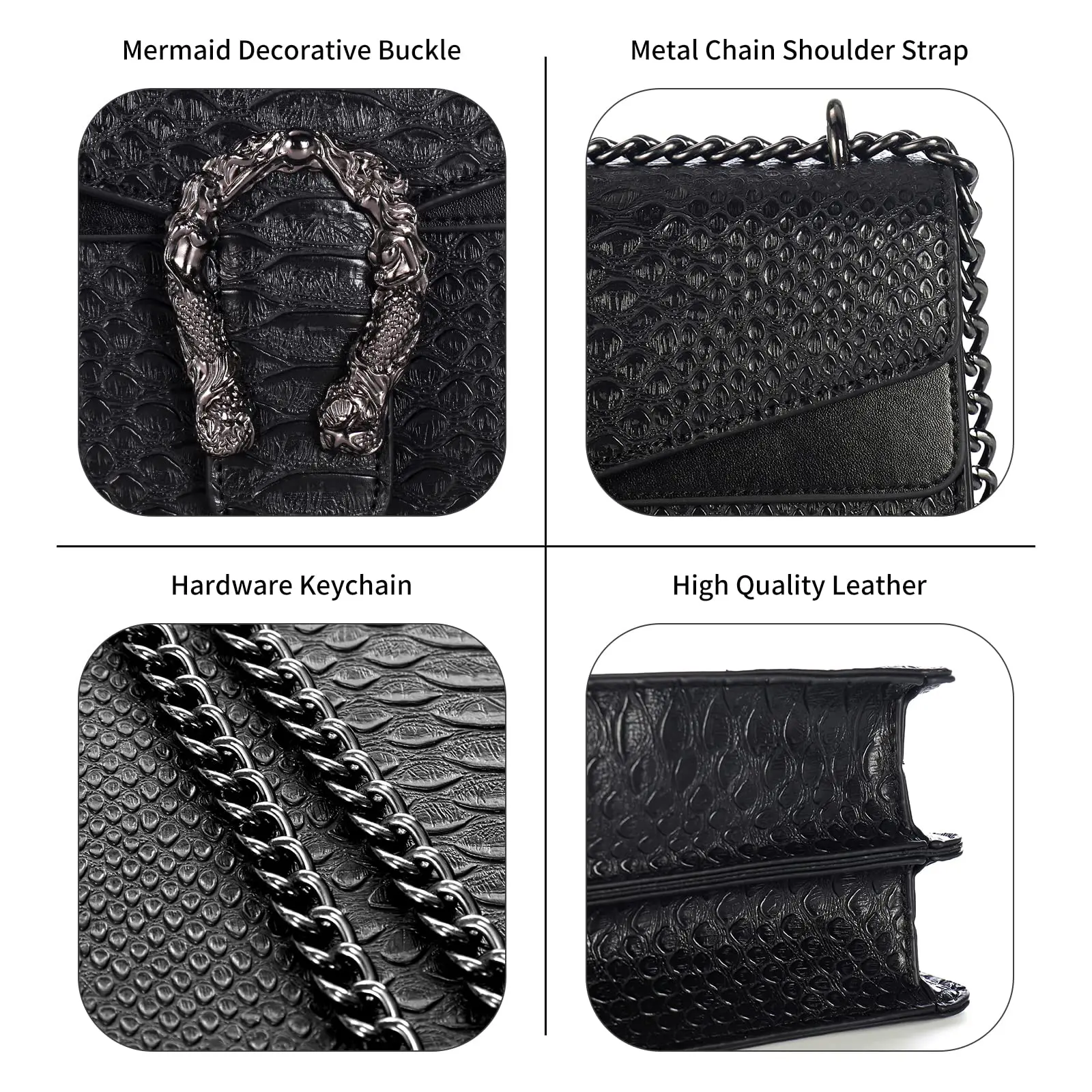 sac à bandoulière sac à bandoulière et sac à main cartable pour femmes mode serpent imprimé chaîne sac à main de luxe en cuir pu