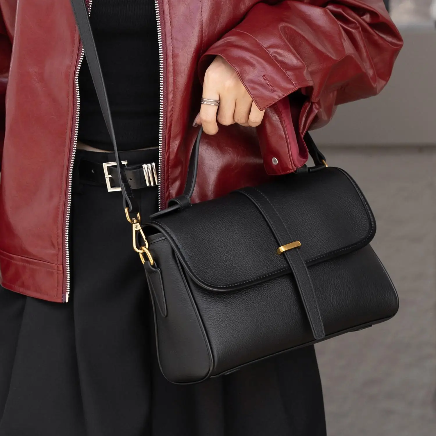 sac fourre tout en cuir de vache naturel pour femme, sac à main rétro pour femme, cartables de loisirs tout match, sac à bandoulière lancé, importé, nouveau