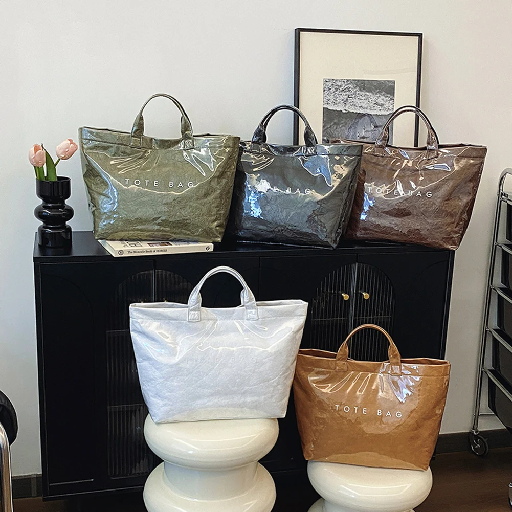 grand sac fourre-tout classique avec poche intérieure pour hommes et femmes, sac cartable pour documents solides, voyage et shopping