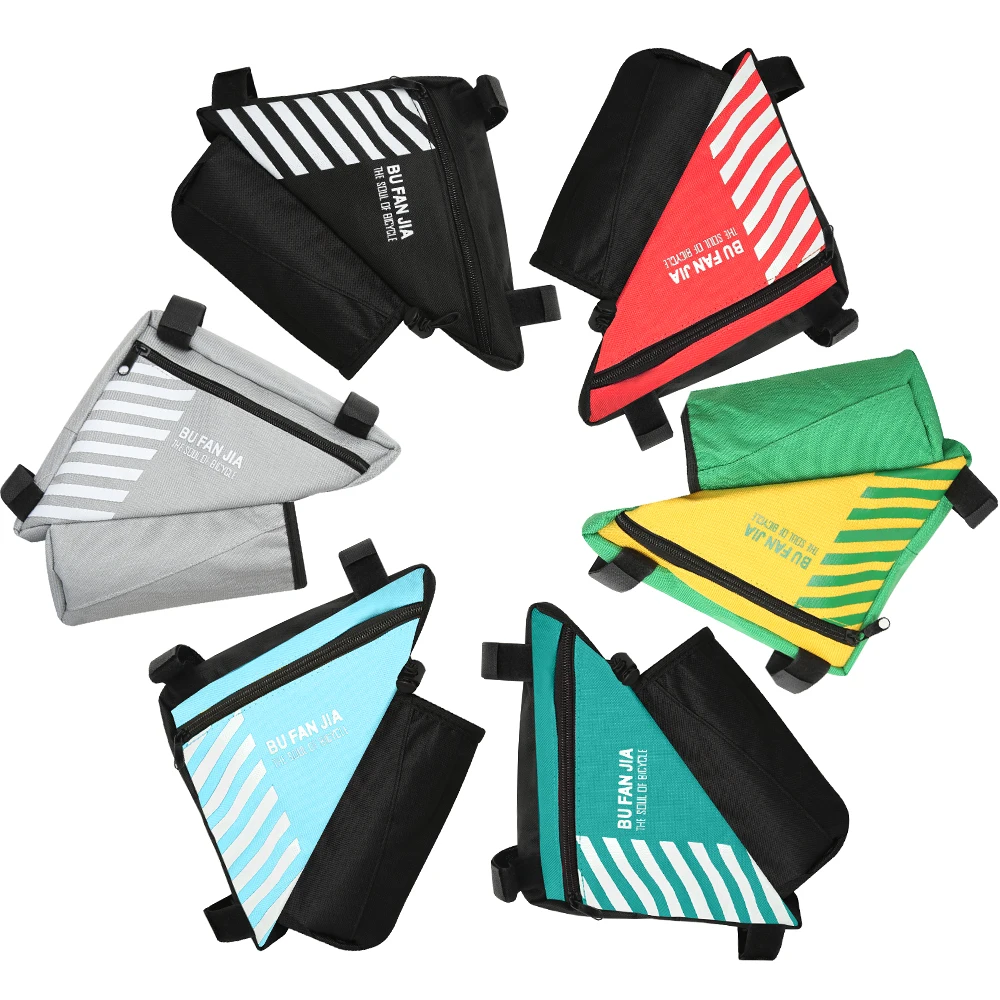 sacoche triangulaire de dégager de vélo, sac triangulaire de cadre de vélo, sacoche de tube supérieur avant, sac de rangement d'outils, sacs de vélo, accessoires vtt