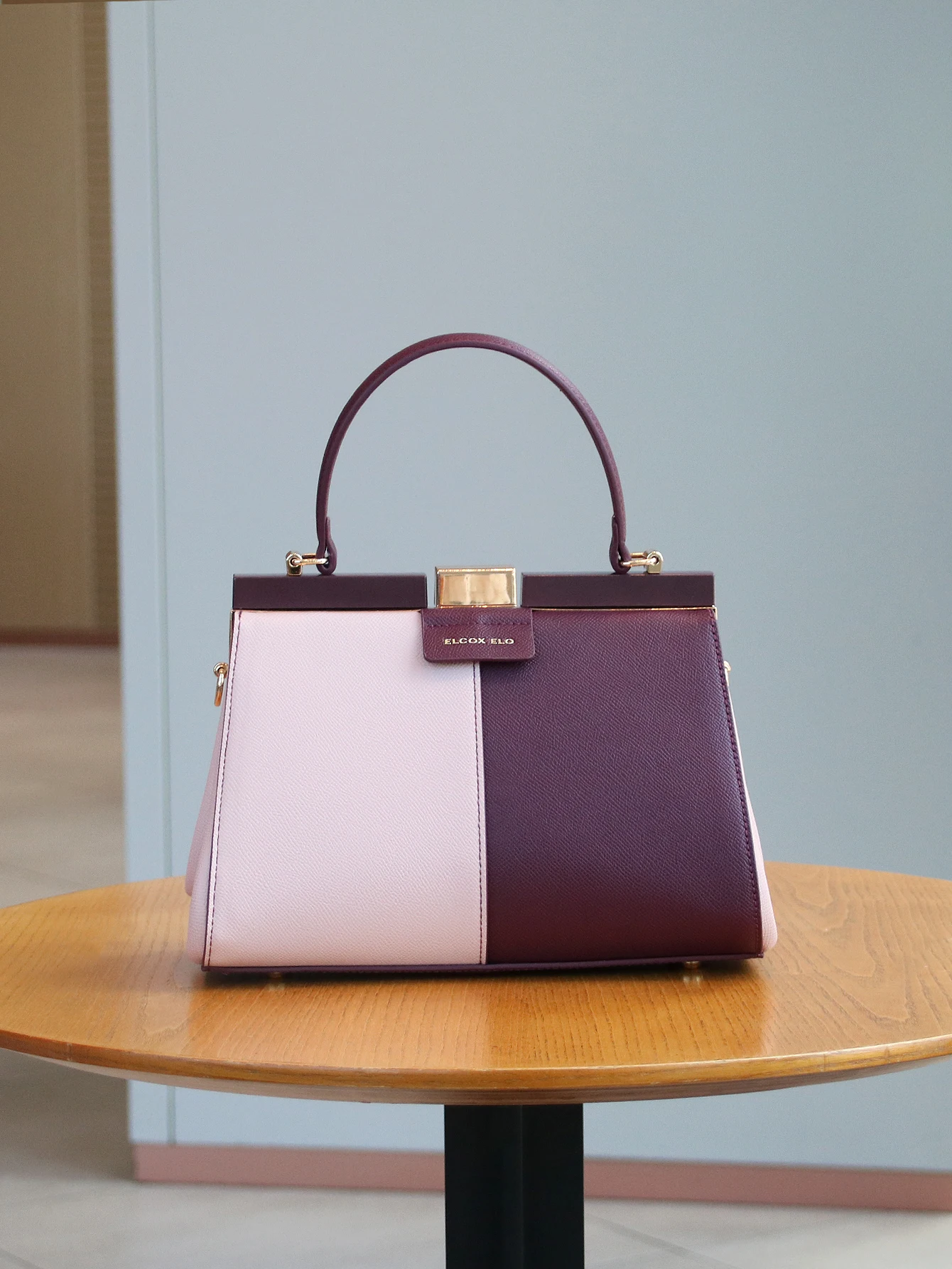 mode luxe haut de gamme atmosphère sac à main 2025 nouveau design de niche contraste tendance européenne et américaine couleur correspondant sac à main lar