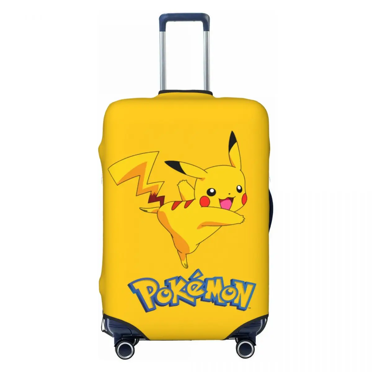 housse de bagage pokemon pikachu personnalisée, housse de protection élastique pour valise de voyage, costume 
