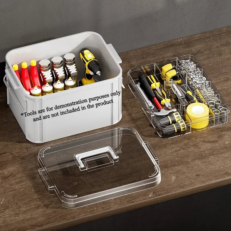 mallette à outils de grande capacité, boîtes de rangement pour outils conseillers, valise d'entretien d'électricien, équipement de pêche, outils d'évaluation, emballage