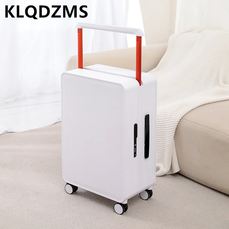 klqdzms valise de voyage robuste pour homme et femme, valise à roulettes universelle, 20 pouces, 24 pouces