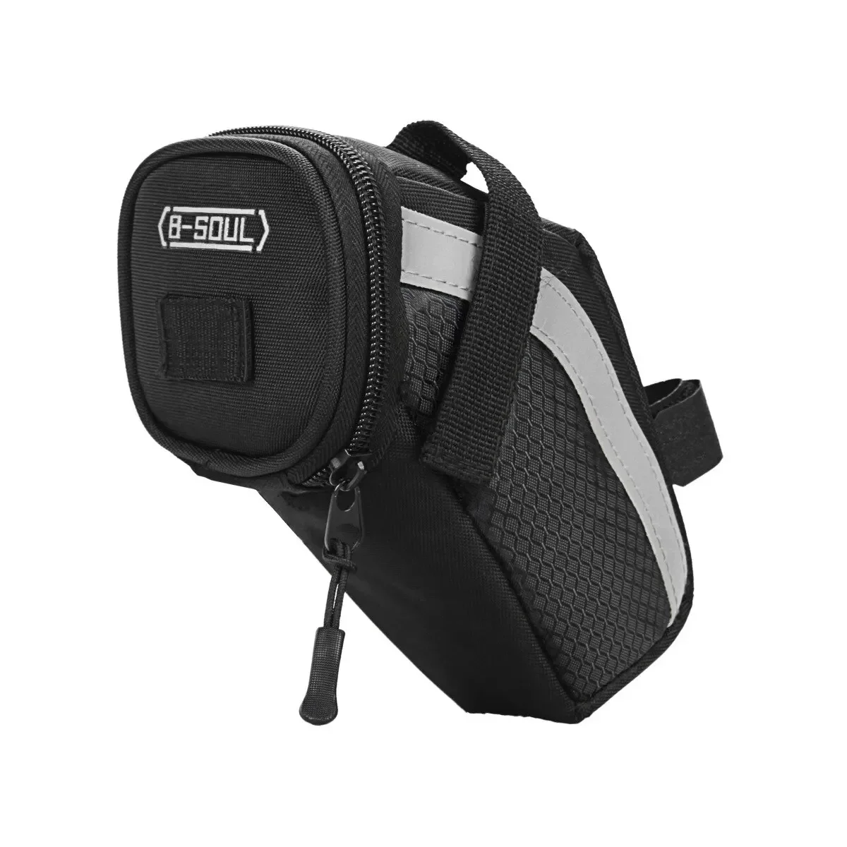 b soul – sac de selle de vélo 1l, petit rangement noir, pochette arrière pour siège de cyclisme, kit d'accessoires, outil réfléchissant, accessoires de cyclisme