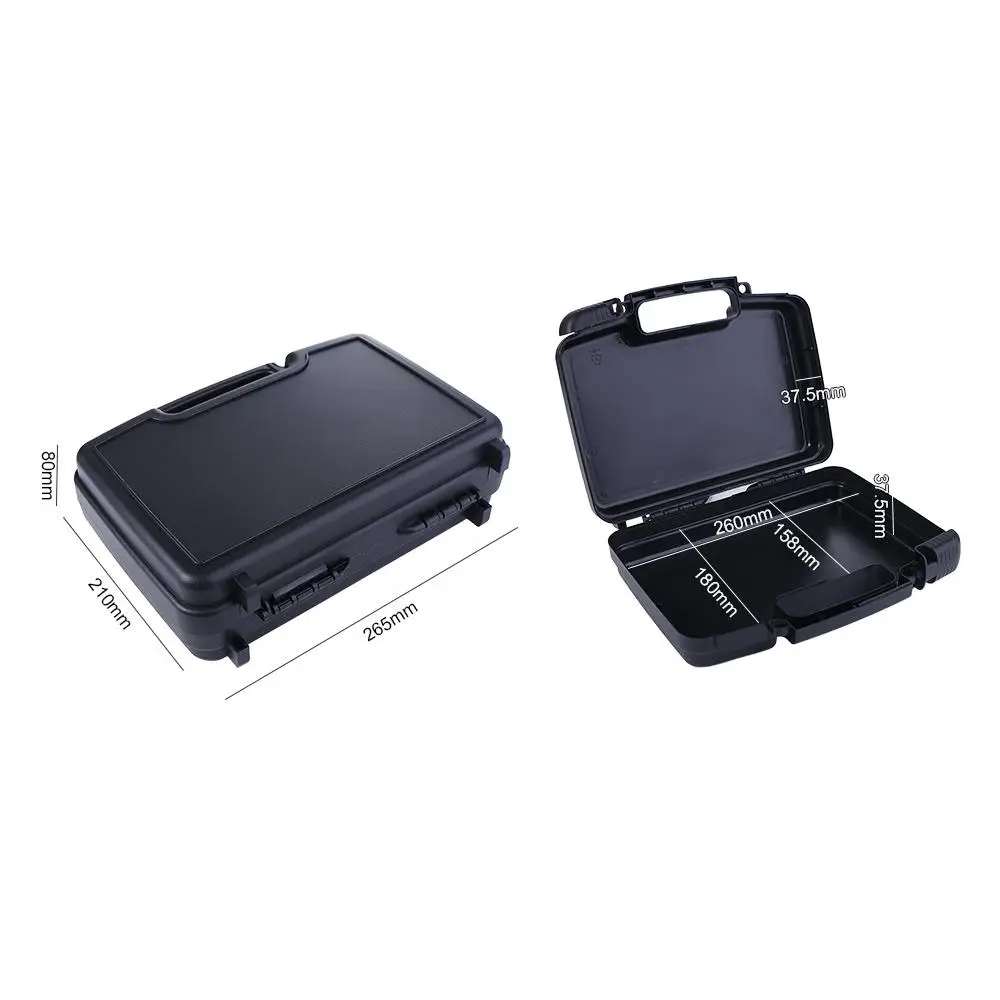 boîte de protection portable multifonctionnelle, valise d'extérieur scellée, boîte d'équipement, boîte de rangement, boîte à outils, mallette à instruments