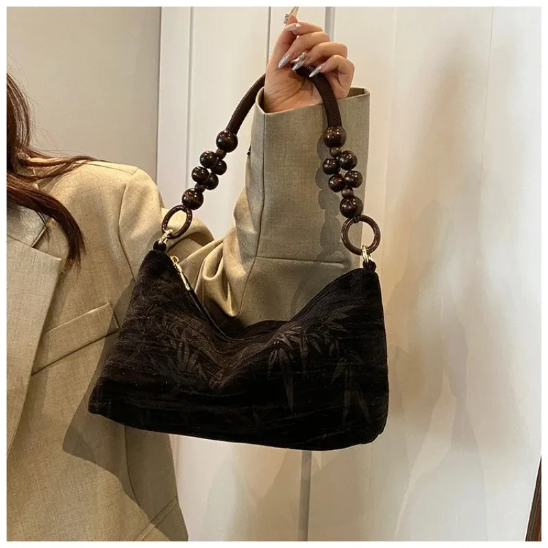 sacs fourre tout pour femmes 2025 petite mode coréenne épaule shopper marque dames toile de luxe concepteur rétro femme sac à main sacs à main