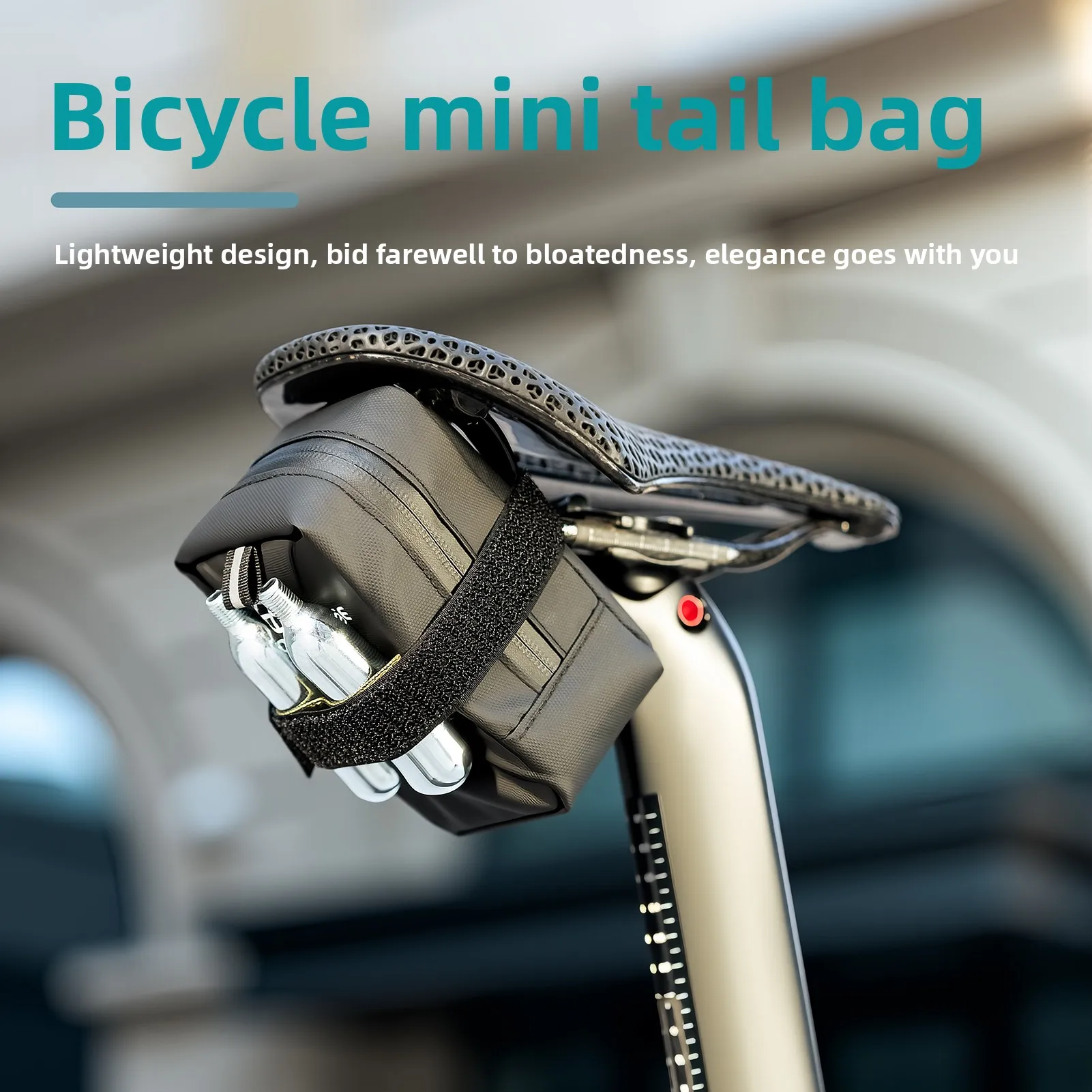 OFFBONDAGE Mini sac de selle de vélo sac de siège de cyclisme léger Compact vtt sac de rangement de route sac à main Portable accessoires de vélo