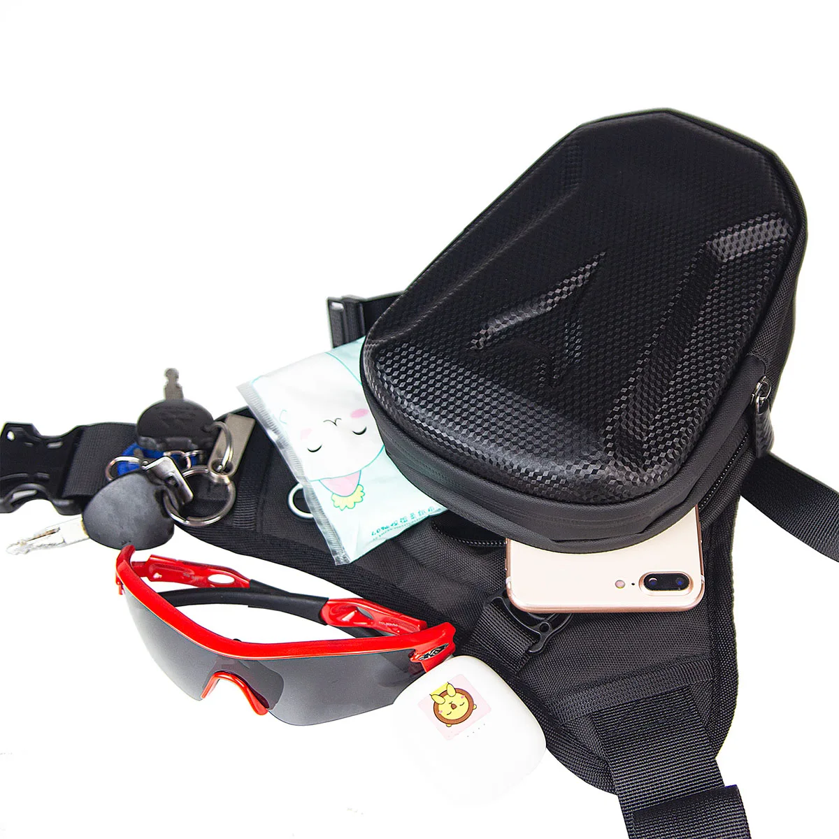 sacoche de jambe de moto étanche, sac audio de vélo, sac à bandoulière, équipement de moto, 1958