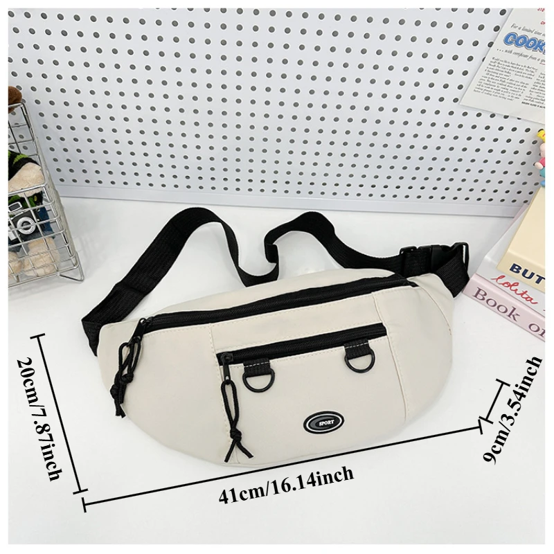 petit cartable de sport et de cyclisme pour femmes, nouveau sac de loisirs de style étranger, sac de poitrine à bandoulière simple, sac de taille, printemps 2025