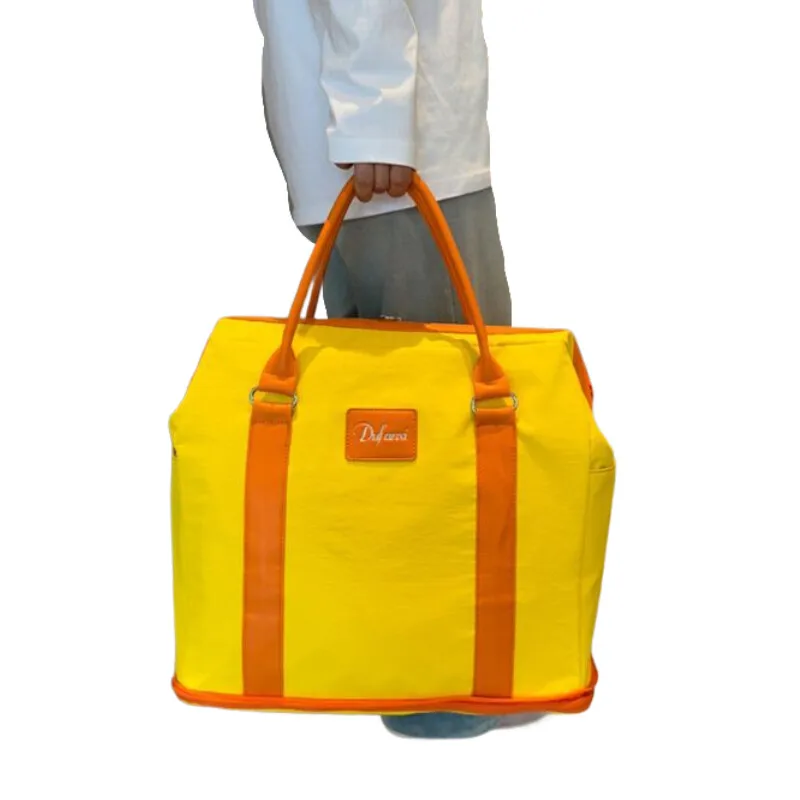 sac de voyage pliable et extensible avec poignée, valise internet celebri lage avec roues détachables pour les voyages d'affaires