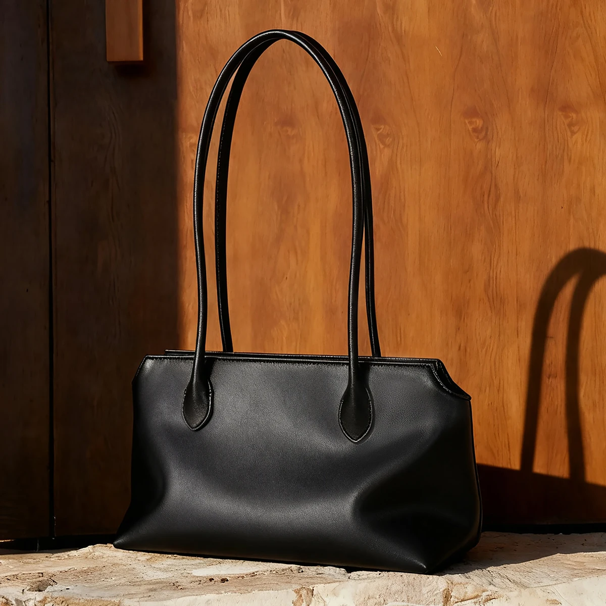 Sac Hobo rétro en cuir véritable pour femmes, Design Original, sac sous les bras décontracté et Unique