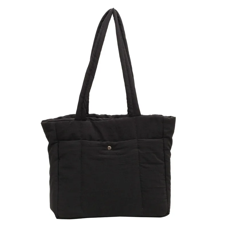 sac fourre tout matelassé en diamant – nouveau sac à bandoulière haut de gamme de grande capacité automne/hiver pour femmes, sac pour ordinateur portable pour classe