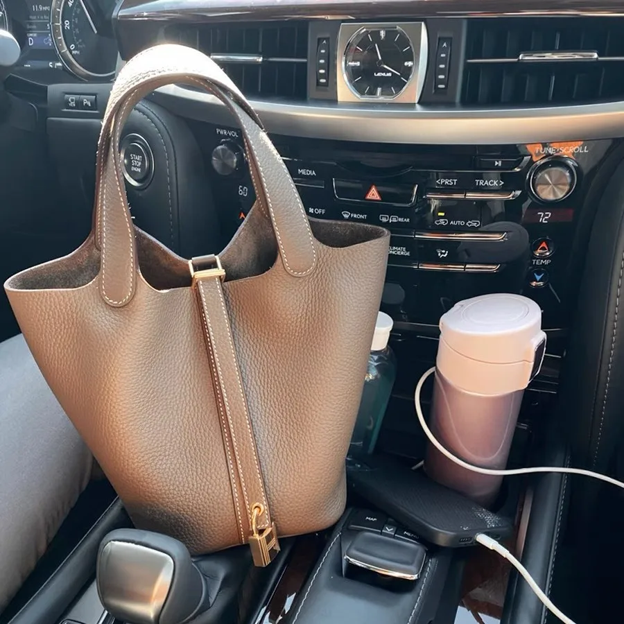 Sac seau en cuir véritable pour femmes, fourre-tout, nouveau Design, sac à main pour maman, sac de mariage, Style haut de gamme
