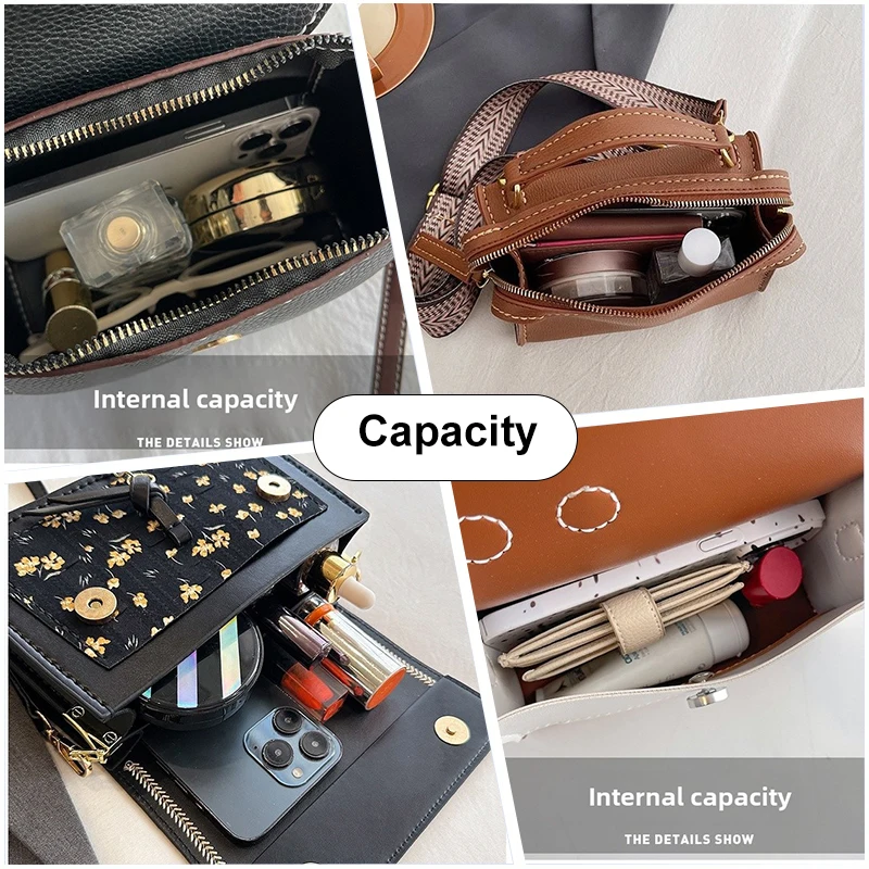 ensemble de sacs carrés de fabrication à la main, sac cousu à la main en cuir pu, kit de bricolage fait à la main, matériel de couture, kits d'artisanat de couture pour accessoires de sacs