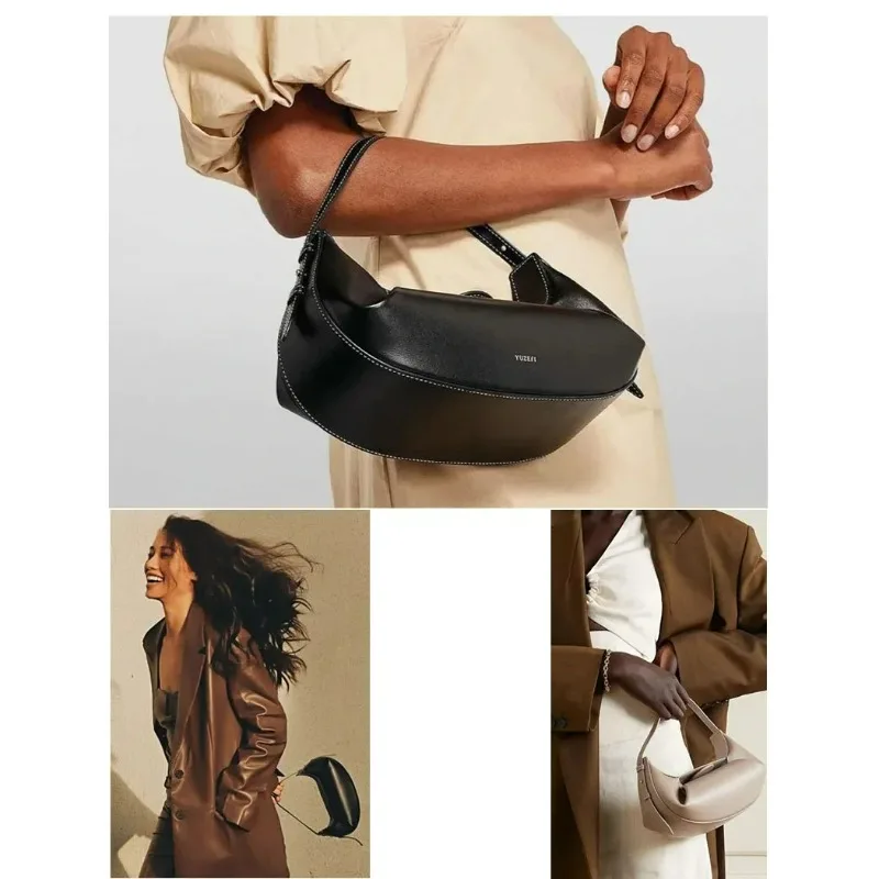 sac à biscuits de luxe porte bonheur, niche haut de gamme, sac à main loaf rétro mode, sac à main en cuir avec anneau magnétique pour femmes