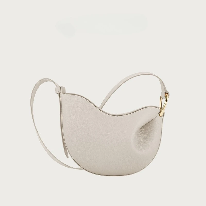sac à pois français populaire pour femmes, nouveau petit design sous les bras, sac à bandoulière simple en cuir pour femmes,