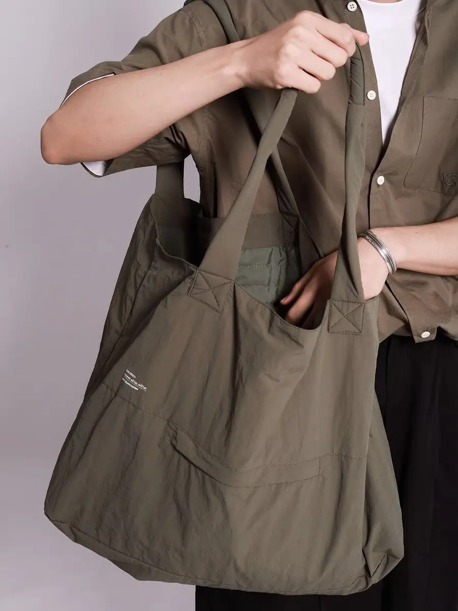 sac fourre tout en nylon résistant aux éclaboussures pour femme, sac à main initié, sac de bureau simple, tout match, nouvelle mode, 2024
