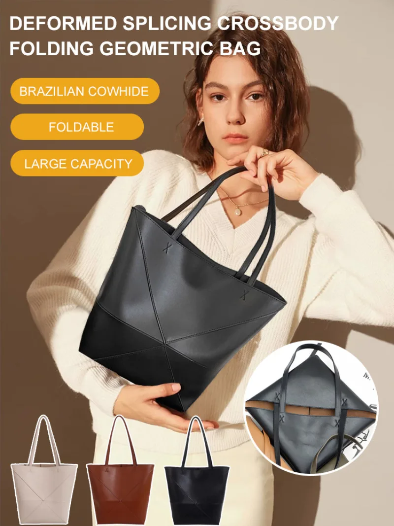 Sac seau de grande capacité, sac à main de luxe en fil pour dames, sacs de transport pliables décontractés, mode élégante pour femmes