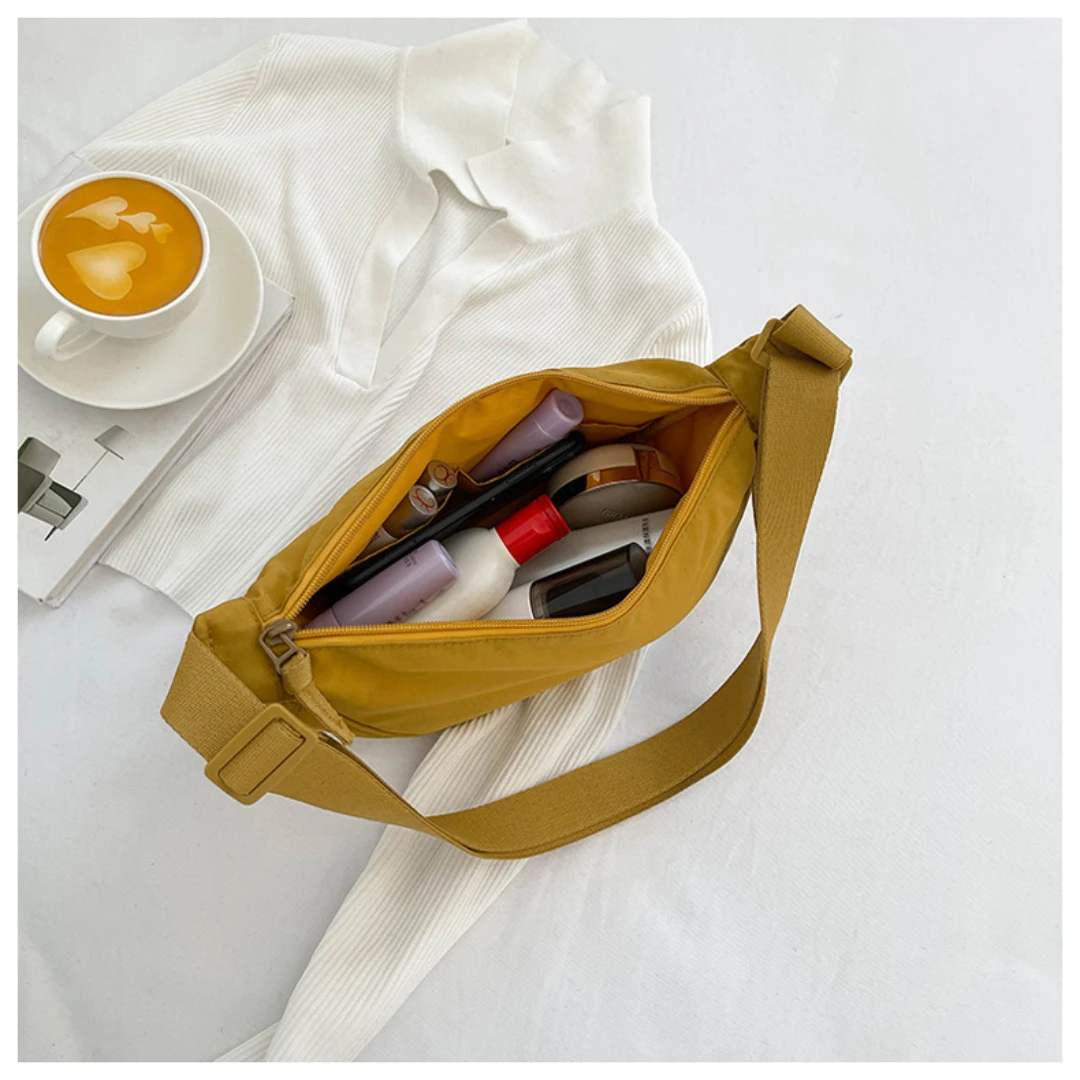sac à bandoulière hobos en nylon décontracté pour femmes, sacs à bandoulière de styliste, fourre tout de grande capacité, sac de voyage pour dames, sacs à main 2025