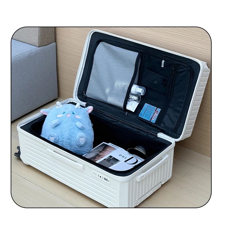 valise grande taille 20/28/36/50 pouces, bagages de grande capacité avec cinq roues abs + pc, valises d'embarquement, valise de voyage à fermeture éclair