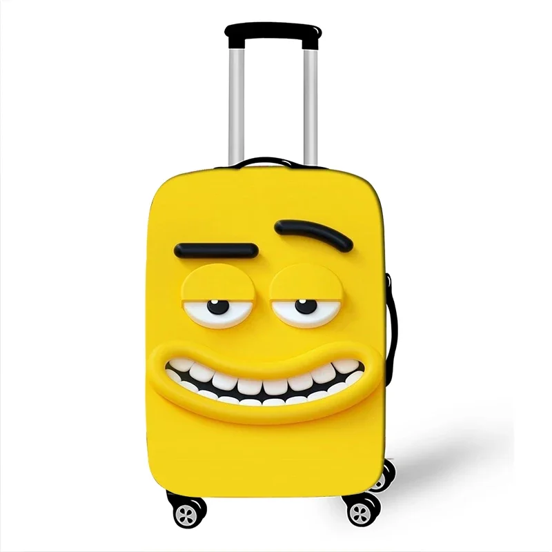 housse de protection pour valise de voyage, expression drôle, étuis anti poussière élastiques adaptés aux bagages de 18 à 32 pouces, housse nécessaire