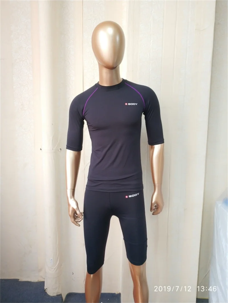 x body – sous vêtements de sport assortis, costumes taille s/m/l/x/xl en option, coopère avec les machines de fitness ems