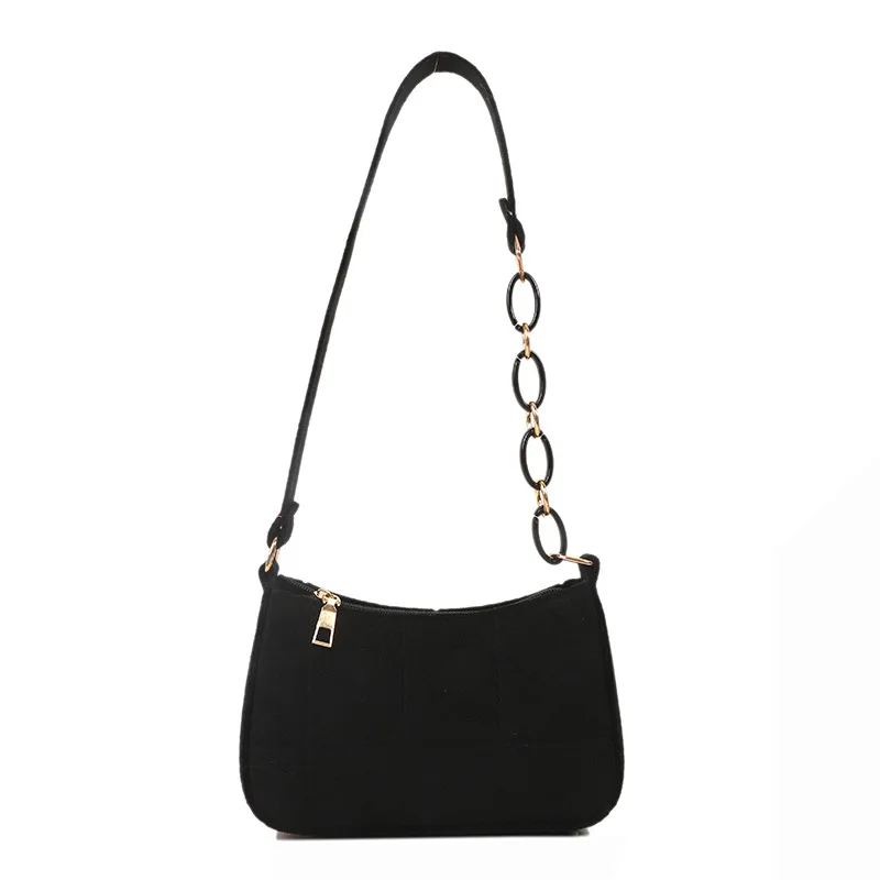 petit sac à main carré pour femme, sac messager populaire, sac à main décontracté simple et polyvalent, feutre one initié, mode