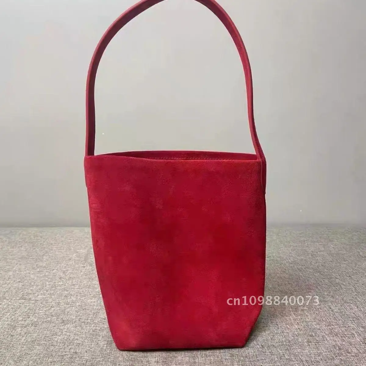 automne hiver grande capacité fourre tout sac seau décontracté couleur unie épaule n/s parc sac violet rouge marron