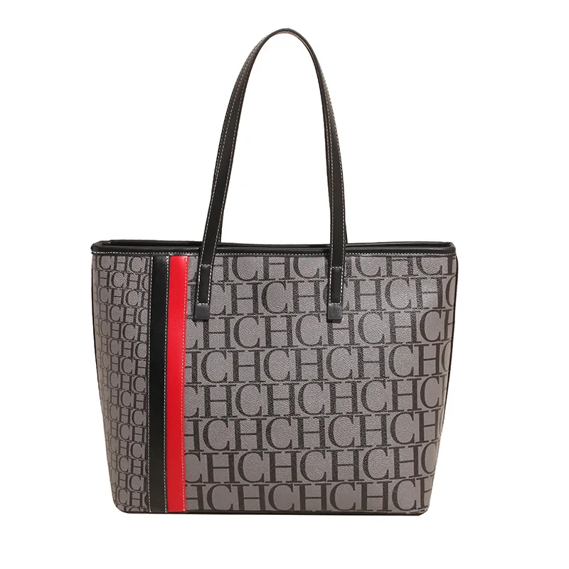 sac fourre tout classique pour femmes, sac de travail spacieux de grande capacité, tendance, look haut de gamme, sac à main à bandoulière simple pour le shopping et les voyages