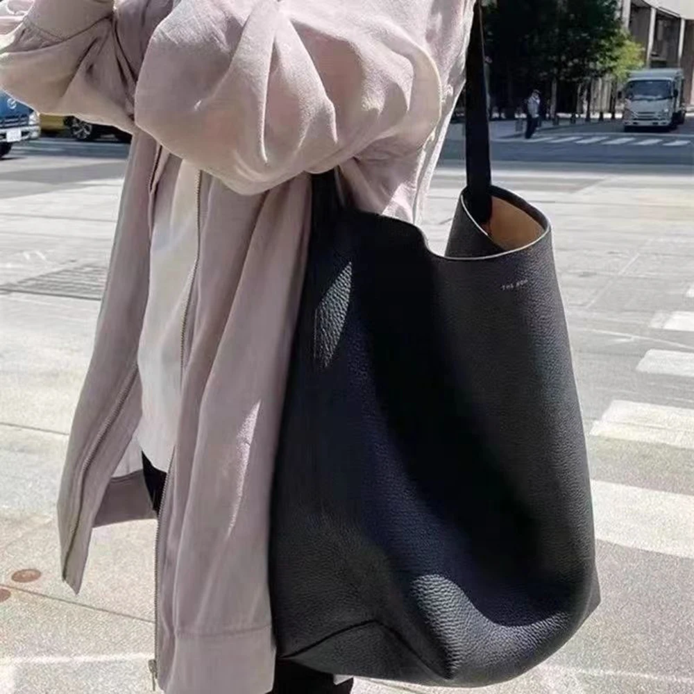 cartable de grande capacité pour femmes, fourre tout simple à bandoulière, shopping, rangement en plein air, sac de courses, fournitures de meubles