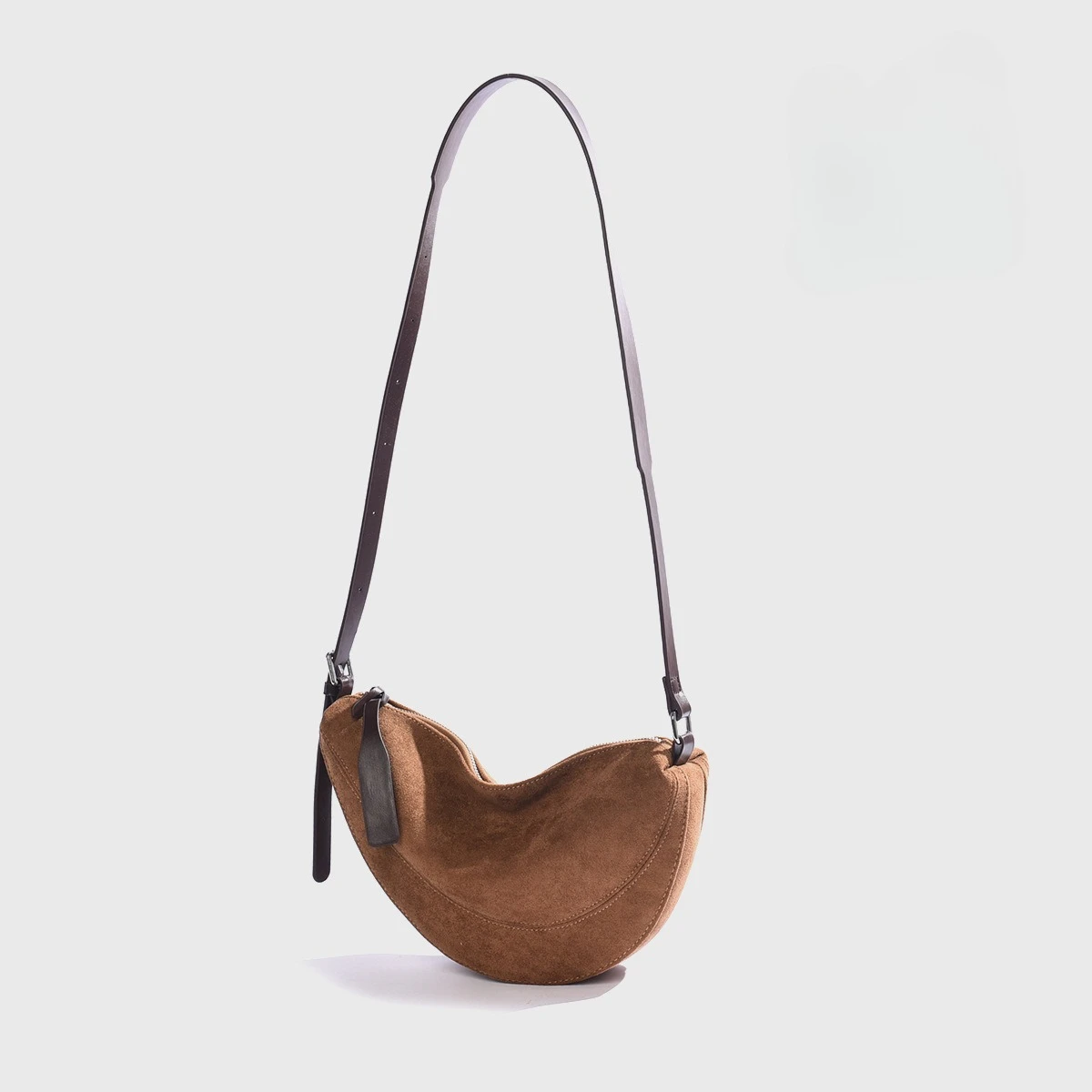 sac hobo froissé imprimé animal pour femmes, sac à main à bandoulière de couleur unie, sac à main polyvalent texturé, chic et pratique, 2025 