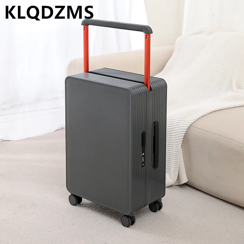 klqdzms valise de voyage robuste pour homme et femme, valise à roulettes universelle, 20 pouces, 24 pouces