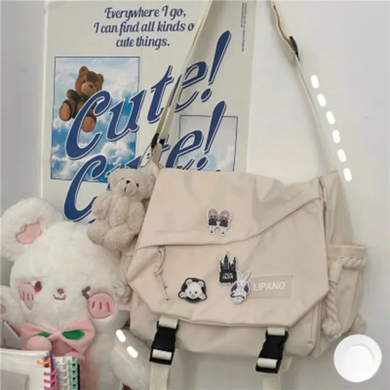 style de rue coréen polyvalent artistique version hong kong sac à bandoulière messager sac à bandoulière