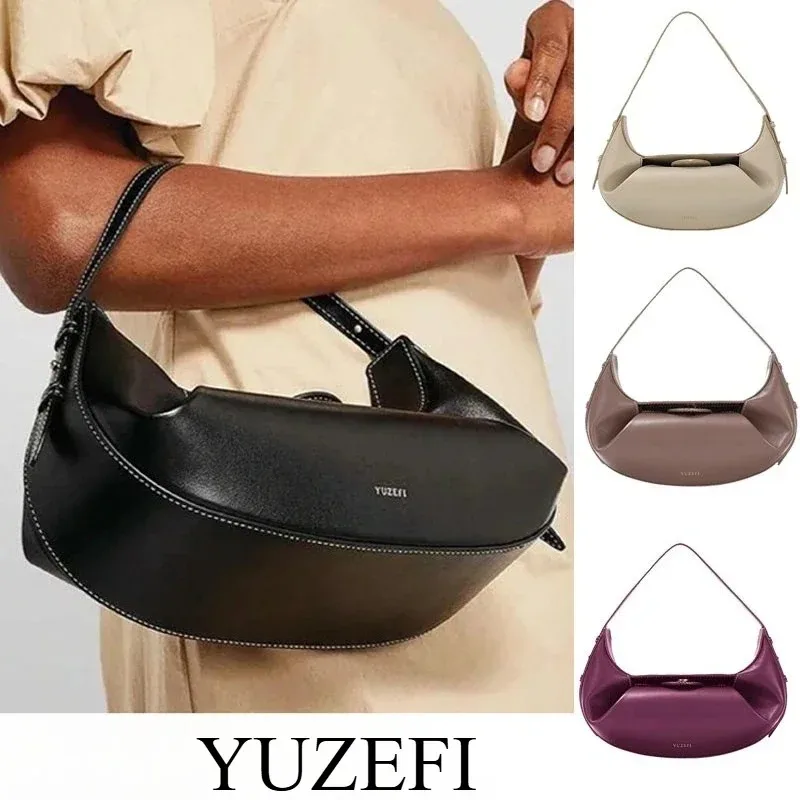 Sac à biscuits de luxe porte-bonheur, niche haut de gamme, sac à main LOAF rétro mode, sac à main en cuir avec anneau magnétique pour femmes
