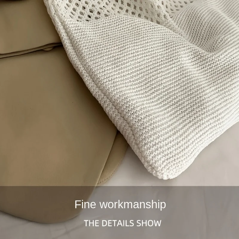 boho chic sac fourre tout en crochet – sac à bandoulière élégant en tricot de couleur unie avec design en maille respirante, idéal pour les vacances d'été à la plage