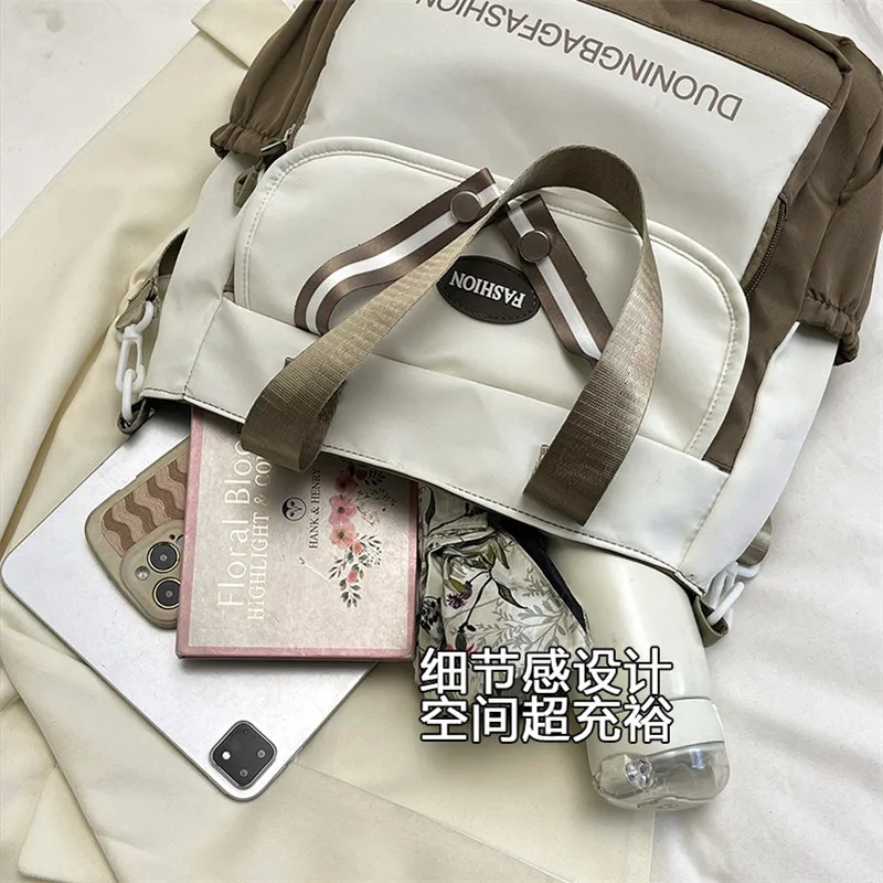 sac fourre tout pour femmes, sac à main quotidien de grande capacité, sac à bandoulière seau de voyage, sac messager à la mode, sacs d'école de camp