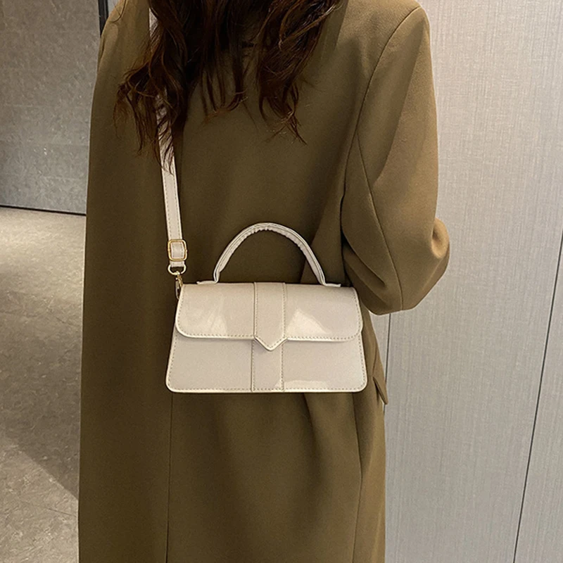 sac à main simple, sac à bandoulière simple à la mode, petit sac carré