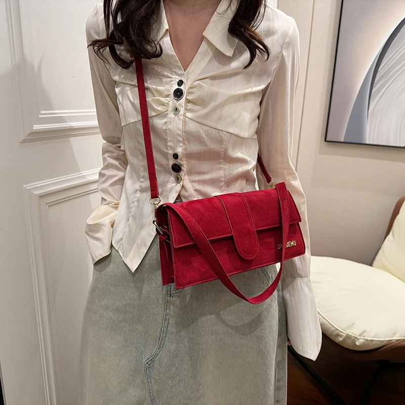 sac cartable élégant pour femmes, en cuir pu structuré, couleur classique avec boucle décorative, sangle réglable pour le travail