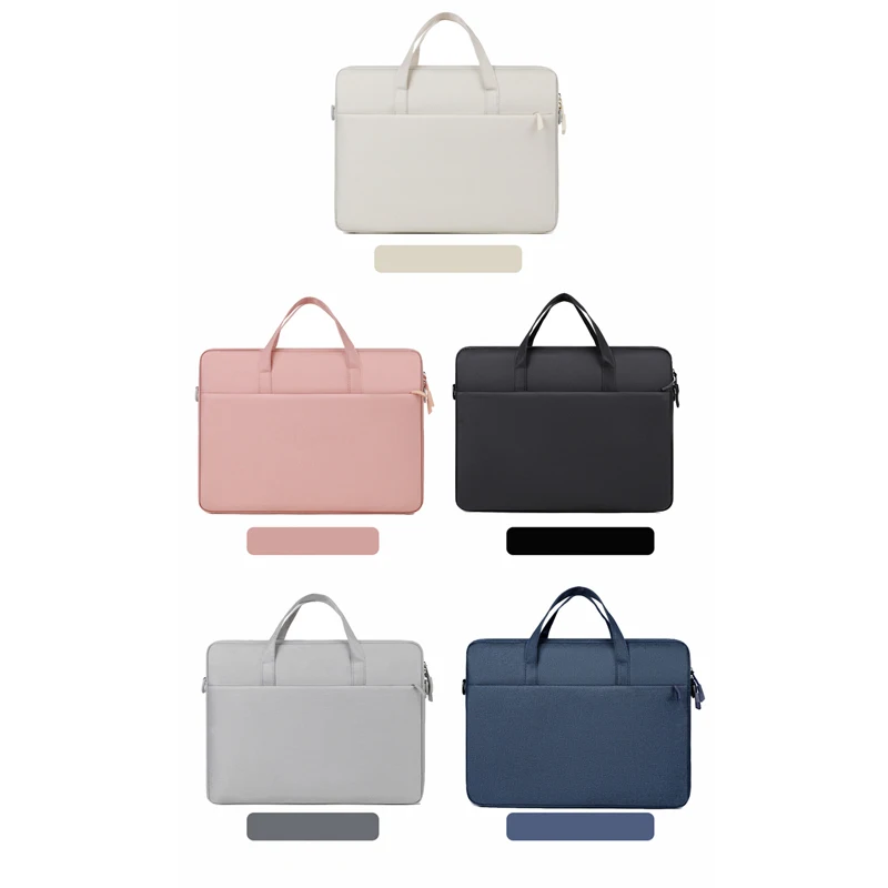 porte documents pour ordinateur portable, grande capacité, anti chute, antichoc, sac à bandoulière à compartiment unique, sac officiel d'affaires