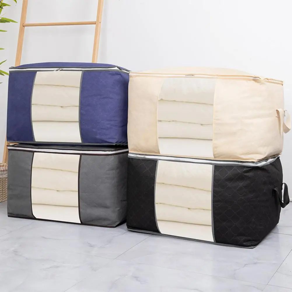sac de rangement pour couettes et vêtements, grande capacité de charge, structure solide, couverture polyvalente