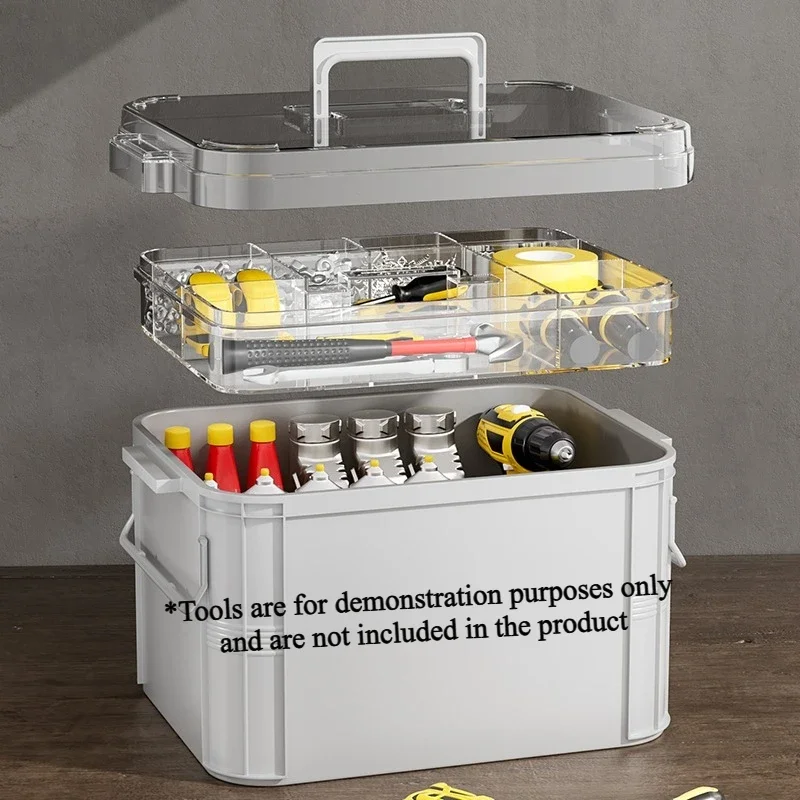 mallette à outils de grande capacité, boîtes de rangement pour outils conseillers, valise d'entretien d'électricien, équipement de pêche, outils d'évaluation, emballage