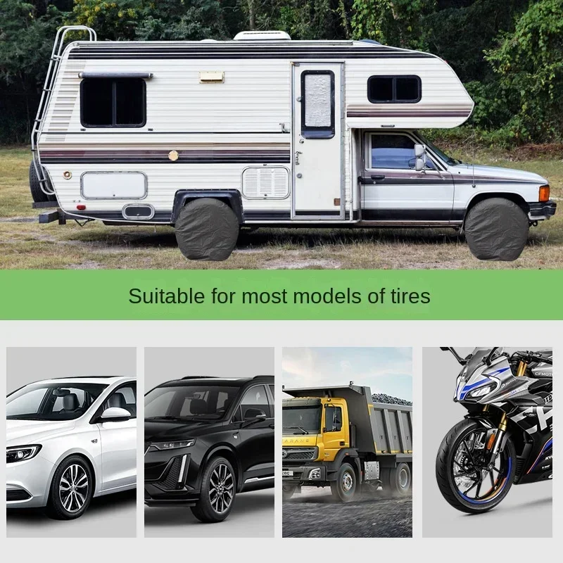 27 32 pouces universel roue pneu couvre étui voiture pneus sac de rangement véhicule roue protecteur pour rv camion suv voiture camping car voiture style