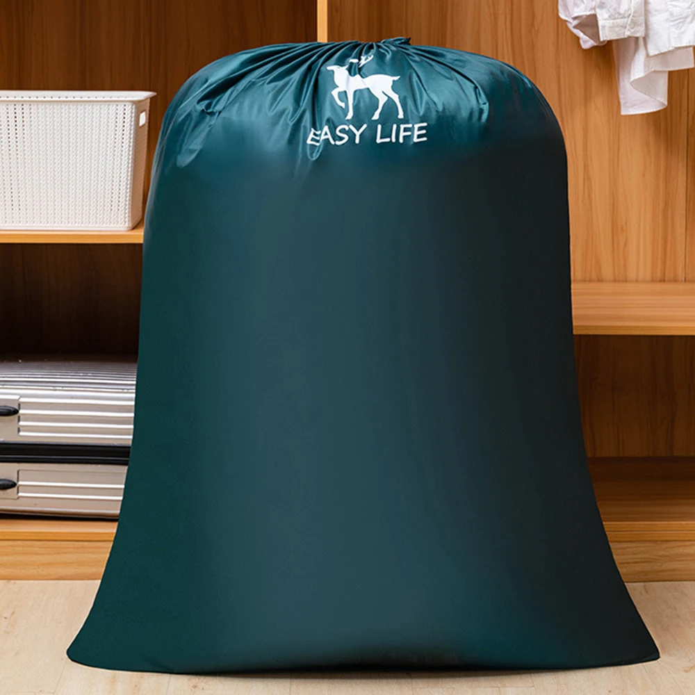 sacs matelassés à cordon, sacs de rangement de grande capacité, tissu oxford durable, sac anti poussière pour couette domestique, vêtements, bagages jouets, sac mobile