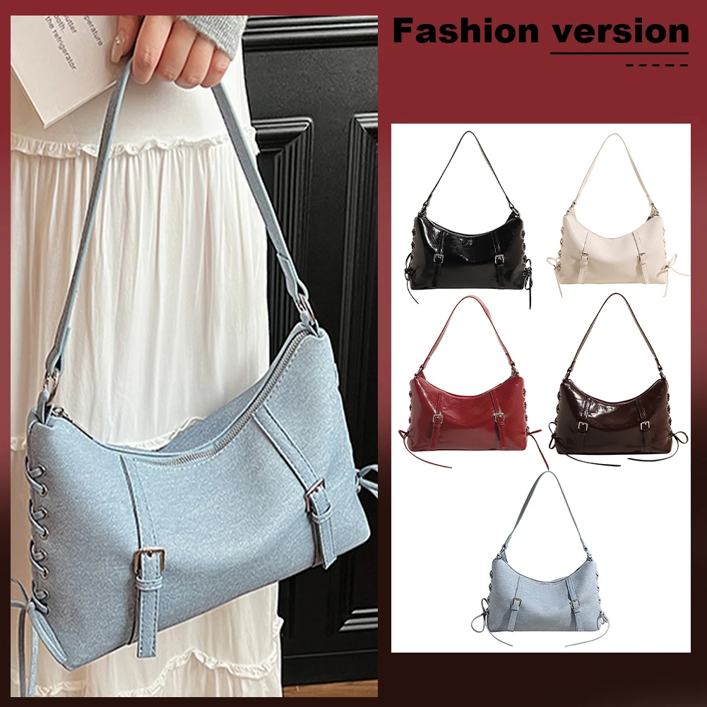 sac à bandoulière en cuir pu pour femme, sangle réglable avec poche intérieure, sacoche pour le travail et les voyages